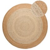 Hanse Home Slonokoščena obojestranska/ročno tkana okrogla preproga iz jute ø 200 cm Jutta Ivory – Cene