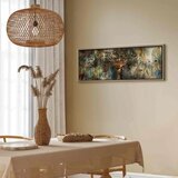  Slika - Land of Happiness 120x40 U prirodnom drvenom okviru | shoptok.hr