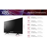 Sony televizor 4K KD85X85KAEP