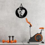 Wallity zidna dekoracija boxing - 437, 57 x 70 cm, crna | ePonuda.com