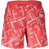 KARL LAGERFELD BEACHWEAR SWIMSUIT MEN'S BOTTOM RED | ePonuda.com