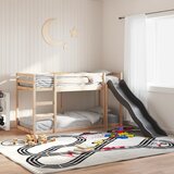 The Living Store Pograd s toboganom in lestvijo 90x190 cm trdna borovina - Pograd, (21577095) | Shoptok.si