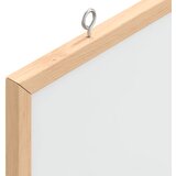  Magnetna bijela ploča s okvirom od punog borovine 40x30 cm | shoptok.hr