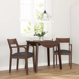 Furnova Jedilni stoli z blazinami 2 kosa Brown Solid Wood Rubber, (21929560) | Shoptok.si