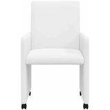  Blagovačke stolice s kotačima 2 pcs Bijelo 57 x 66 x 94 cm | shoptok.hr