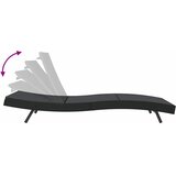  Ležaljka 3 pcs Crna 197 x 70 x 82 cm poliratan | shoptok.hr