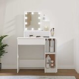  Toaletni stolić s LED svjetlima bijeli 86,5x35x136 cm | Eponuda.ba