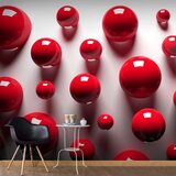  Tapeta - Red Balls 400x280 Cijene