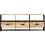 TV ormarić 120 x 30 x 45 cm od masivnog drva manga | shoptok.hr
