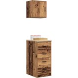  Garažni ormarići 2 kom boja drva konstruirano drvo | shoptok.hr
