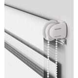 vidaXL Zebra senčilo bela 75x230 cm tkanina širina 70,9cm poliester | Shoptok.si