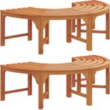 vidaXL Vanjska klupa za drveće 160 cm od čvrstog drva eukaliptusa | shoptok.hr