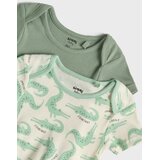 Sinsay Pamučni body s motivom krokodila 2 pack | shoptok.hr
