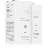 Waterfull Vegan Sleeping Pack pomirjajoča vlažilna maska za noč 4x12 ml