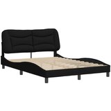 Furnova Posteljni okvir brez vzmetnice črn 140x200 cm blago, (21942915) | Shoptok.si