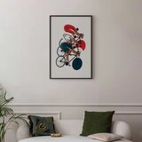  Plakat - Olympics - Cycling Race 21x30 Crni okvir | shoptok.hr