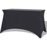 Maison Chic Prevleka za zunanjo pohištvo - Raztegljiva Prevleka za Mizo 2 kosa 183x76x74 cm Antracitna, (21795549) | Shoptok.si