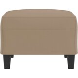 vidaXL Stolček za noge kapučino barve 70x55x41 cm umetno usnje | Shoptok.si