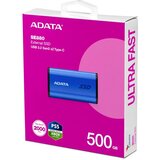 A DATA SE880 500 GB USB Tip-C 3.2 Gen 2 (3.1 Gen 2) Plavo | Shoptok.si