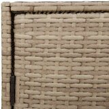 vidaXL Vrtni ormarić za pohranu bež 83 x 45 x 76 cm od poliratana | shoptok.hr