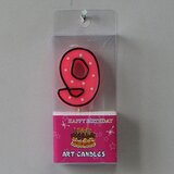  Svećica BROJ 9 visina9cm | ePonuda.com