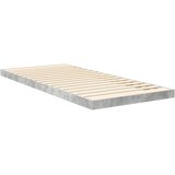  Krevet s daskama Betonski sivi 75 x 190 cm Konstruirano drvo | shoptok.hr