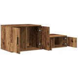  Omara za shranjevanje Stari les 127x41x40 cm Inženirski les | Shoptok.si