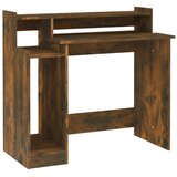  Radni stol s LED svjetlima boja hrasta 97 x 45 x 90 cm drveni | shoptok.hr