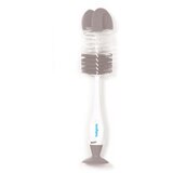 BabyOno Silikonska četka za bočicu i sisač, siva | Shoptok.si