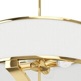 Open Design OR84825 - Luster na šipci GERDO 4xE27/12W/230V zlatna/bela | Eponuda.com