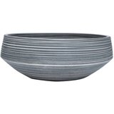 Nadgradni umivaonik sivi okrugli Φ 41 x 14 cm keramički | shoptok.hr