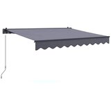  markiza s pregibnimi rokami aventura 300 cm x 200 cm barva antracita Cene