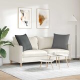  Jastučići za sofu 2 pcs Tamno siva 60 x 60 cm tkanina | shoptok.hr