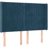 Uzglavlje s ušima tamnoplavo 147x16x118/128 cm baršunasto | Eponuda.ba