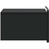  Stenski nočni omarici s predalom 2 pcs Črna 33 x 34,5 x 24 cm, (5000210010) | Shoptok.si