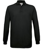  MAJICA DUGI RUKAVI B&C SAFRAN POLO LSL 180G ČRNA 2XL * DO ISTEKA ZALIHA | Shoptok.si