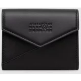 MM6 MAISON MARGIELA Kožni novčanik Japanese 6 Flap za žene, boja: crna, SA5UI0010