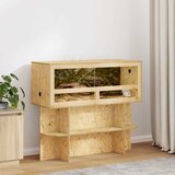 vidaXL Terarij Rjava 100 x 40 x 40 cm OSB | Shoptok.si