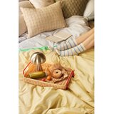 Hübsch Pamučna posteljina za krevet za jednu osobu/za produženi krevet u boji lavande/bež 140x220 cm Block – | shoptok.hr