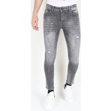 Mario Morato Kavbojke slim 148659313 Siva Cene