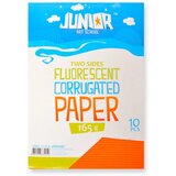 Junior jolly Waves, karton rebrasti, A4, 10K, odaberite nijansu Neon narandžasta Cene