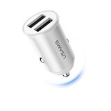 Usams avtopolnilec adapter 3,1A - 2xUSB - bel | Shoptok.si