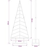  Metalno božićno drvce sa stalkom KUOPIO 210 cm Čelik Bijela - Bijela 210 cm | shoptok.hr