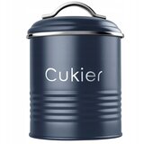 KADAX Organizator za posode za sladkor 750 ml pločevinka s pokrovom kuhinja temno modra, (5000354918) | Shoptok.si