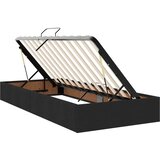  Krevet s od storage s uzglavljem Crna 200 x 200 cm Tkanina - Crna 200 x 200 cm Dizajn linija | shoptok.hr