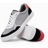 Ombre Men's shoes sneakers with colorful accents - gray | Shoptok.si
