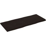 Stolna Mizna plošča temno siva 120x50x4 cm obdelana trdna hrastovina, (20818090) | Shoptok.si