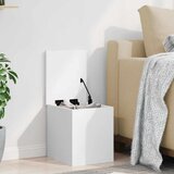  Kutija za pohranu bijela 30 x 35 x 35 cm od konstruiranog drva | shoptok.hr