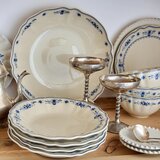 Costa Nova Plavi/bež dubok tanjur od kamenine ø 24,5 cm Vila – | shoptok.hr