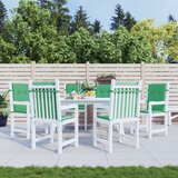  Jastuci za vrtne stolice 6 kom zeleni 100x50x3 cm od tkanine | shoptok.hr